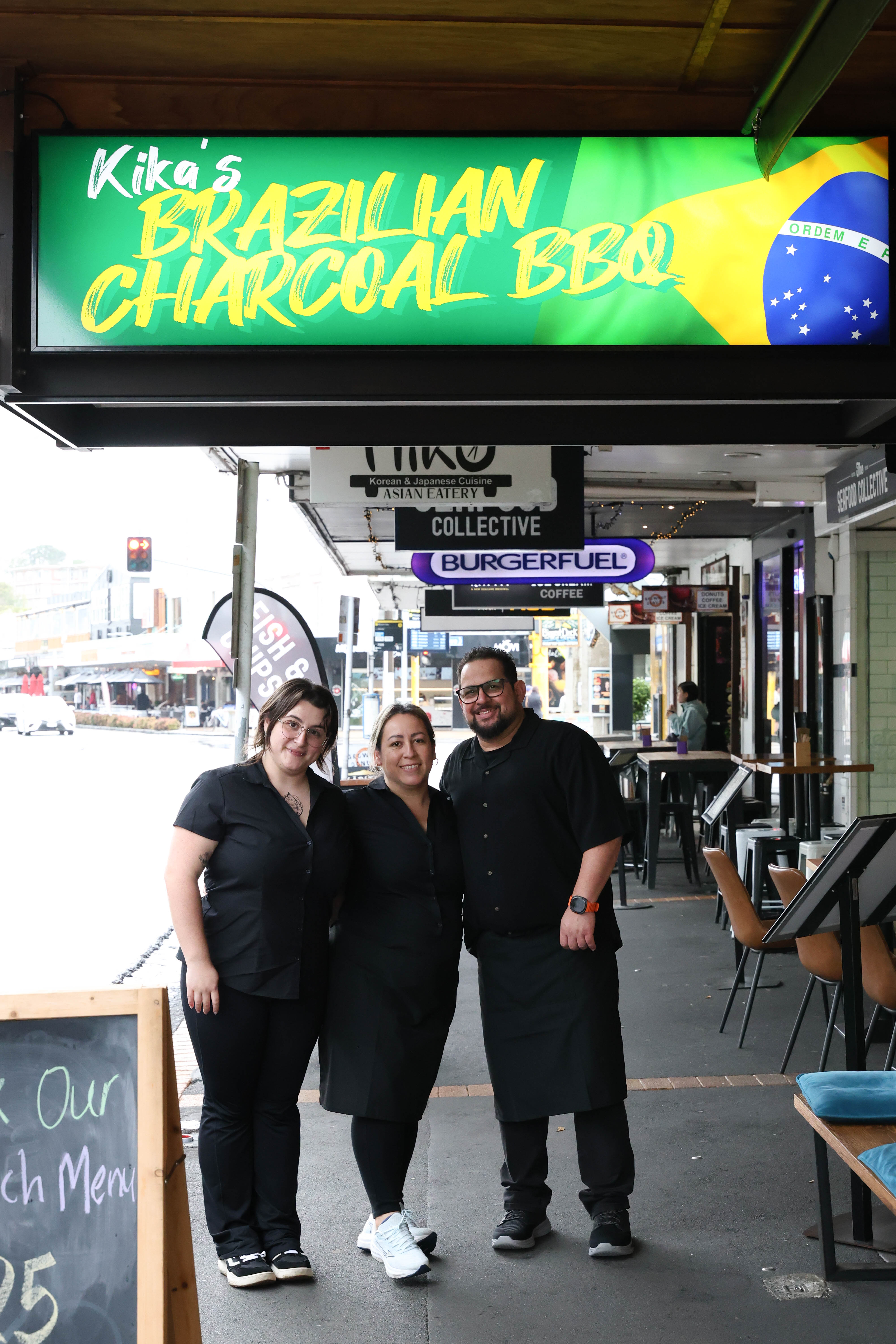 The Kika's Kitchen team outside the Mission Bay restaurant